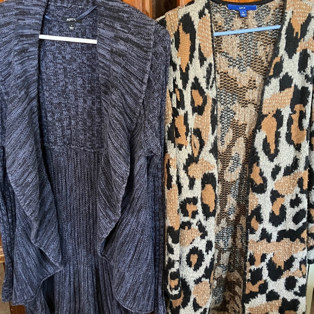Two Apt. 9 Sweaters